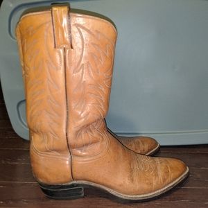 Justin Boots Brown Leather 10D